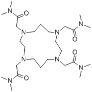 structure of CAS# 345612-68-2, 1,4,8,11-Tetrakis(Dimethylaminocarbonylmethyl)-1,4,8,11-Tetraazacyclotetradecane;1,4,8,11-Tetrakis(Dimethylaminocarbonylmethyl)-1,4,8,11-Tetraazacyclotetradecane