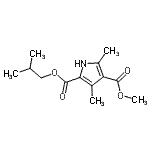 CAS#: 34580-55-7， 2-Isobutyl 4-Methyl 3,5-Dimethyl-1H-Pyrrole-2,4-Dicarboxylate