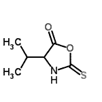 CAS#: 34653-99-1， 4-Isopropyl-2-Thioxo-1,3-Oxazolidin-5-One