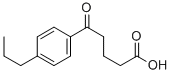 结构式 CAS# 34670-05-8, 5-(4-正丙基苯基)-5-氧代戊酸