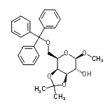 CAS#: 34698-24-3， Methyl 3,4-O-Isopropylidene-6-O-Trityl-beta-D-Galactopyranoside