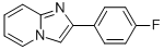 structure of CAS# 347-12-6, 2-(4-Fluoro-Phenyl)-Imidazo[1,2-a]Pyridine;2-(4-FLUORO-PHENYL)-IMIDAZO[1,2-A]PYRIDINE