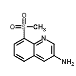CAS#: 347146-20-7， 8-(Methylsulfonyl)-3-Quinolinamine