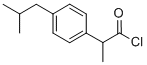 结构式 CAS# 34715-60-1, 2-[4-(2-甲基丙基)苯基]丙酰氯