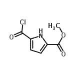 CAS#: 347362-31-6， Methyl 5-(Chlorocarbonyl)-1H-Pyrrole-2-Carboxylate