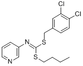 CAS#: 34763-43-4， N-(2-Butylpyridin-3-Yl)-1-(3,4-Dichlorophenyl)Sulfanyl-1-Methylsulfanylmethanimine