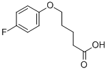 structure of CAS# 347867-75-8, 5-(4-Fluorophenoxy)-n-Valeric Acid;5-(4-FLUOROPHENOXY)-N-VALERIC ACID 98+%;5-(4-FLUOROPHENOXY)-N-VALERIC ACID;5-(4-FLUOROPHENOXY)VALERIC ACID