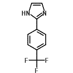 结构式 CAS# 34898-30-1, 2-[4-(三氟甲基)苯基]-1H-咪唑