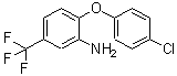 结构式 CAS# 349-20-2, 2-(4-氯苯氧基)-5-(三氟甲基)苯胺