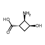 CAS#: 349102-26-7， (1S,2R,3S)-2-Amino-3-Hydroxycyclobutanecarboxylic Acid