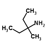 结构式 CAS# 3495-46-3, 3-甲基-3-戊胺