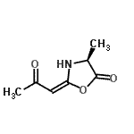 CAS#: 35006-45-2， (2E,4S)-4-Methyl-2-(2-Oxopropylidene)-1,3-Oxazolidin-5-One