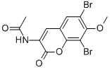 CAS#: 35031-46-0， N-(6,8-Dibromo-7-Methoxy-2-Oxo-2H-Chromen-3-Yl)-Acetamide