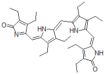CAS#: 35050-46-5， 5-[(Z)-[(5E)-5-[[5-[(Z)-(3,4-Diethyl-5-Oxopyrrol-2-Ylidene)Methyl]-3,4-Diethyl-1H-Pyrrol-2-Yl]Methylidene]-3,4-Diethylpyrrol-2-Ylidene]Methyl]-3,4-Diethylpyrrol-2-One