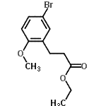 CAS#: 350698-35-0， Ethyl 3-(5-Bromo-2-Methoxyphenyl)Propanoate