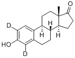 结构式 CAS# 350820-16-5, 雌酮-2,4-D2