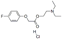 CAS 登录号:351-69-9, 2-二乙基氨基乙基2-(4-氟苯氧基)乙酸酯盐酸盐