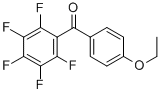 structure of CAS# 351003-31-1, 4-Ethoxy-2',3',4',5',6'-pentafluorobenzophenone