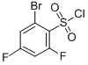 结构式 CAS# 351003-42-4, 2-溴-4,6-二氟苯磺酰氯