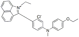 CAS#: 35114-09-1， 2-(4-((4-Ethoxyphenyl)Methylamino)Phenyl)-1-Ethylbenz(cd)Indolium Chloride