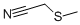 structure of CAS# 35120-10-6, (Methylthio)Acetonitrile;2-(Methylthio)Acetonitrile;2-Methylsulfanylethanenitrile;Zinc01743201