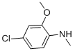 structure of CAS# 35122-79-3, 4-Chloro-2-Methoxy-N-Methylaniline;4-Chloro-2-Methoxy-N-Methylaniline 96%;4-Chloro-2-Methoxy-N-Methylaniline;N-Methyl 4-Chloro-2-Methoxyaniline