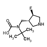 CAS#: 351370-65-5， {[(3R,4R)-4-Fluoro-3-Pyrrolidinyl]Methyl}(2-Methyl-2-Propanyl)Carbamic Acid