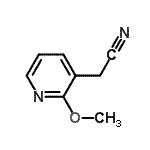 CAS#: 351410-37-2， 2-(2-Methoxy-3-Pyridyl)Acetonitrile
