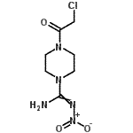CAS#: 351417-77-1， 4-(Chloroacetyl)-N'-Nitro-1-Piperazinecarboximidamide