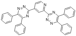 CAS#: 35171-26-7， 3,3'-(2,4-Pyridinediyl)bis(5,6-diphenyl-1,2,4-triazine)