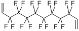 structure of CAS# 35192-44-0, 1,8-Divinylperfluorooctane;3,3,4,4,5,5,6,6,7,7,8,8,9,9,10,10-Hexadecafluorododeca-1,11-Diene;1H,1H,2H,11H,12H,12H-PERFLUORODODECA-1,11-DIENE;1,8-DIVINYLHEXADECAFLUOROOCTANE