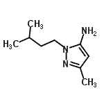 CAS#: 3524-38-7， 3-Methyl-1-(3-Methylbutyl)-1H-Pyrazol-5-Amine