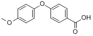 structure of CAS# 3525-22-2, 4-(4-Methoxyphenoxy)Benzoic Acid
