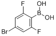 structure of CAS# 352535-81-0, 4-Bromo-2,6-Difluorophenylboronic Acid;4-Bromo-2,6-Difluorobenzeneboronic Acid 96%;4-Bromo-2,6-Difluorobenzeneboronicacid96%