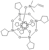 CAS#: 352538-78-4， 1-(Allyldimethylsilyloxy)-3,5,7,9,11,13,15-heptacyclopentylpentacyclo[9.5.1.13,9.15,15.17,13]octasiloxane