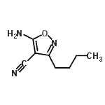 CAS#: 35261-04-2， 5-Amino-3-Butyl-1,2-Oxazole-4-Carbonitrile