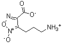 CAS#: 352647-66-6， 4-(3-Aminopropyl)-5-oxido-1,2,5-oxadiazol-5-ium-3-carboxylic acid