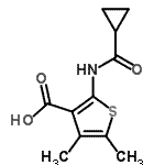 CAS#: 352683-46-6， 2-[(Cyclopropylcarbonyl)Amino]-4,5-Dimethyl-3-Thiophenecarboxylic Acid