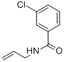结构式 CAS# 35306-52-6, N-烯丙基-3-氯苯甲酰胺