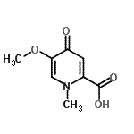 CAS#: 353460-76-1， 5-Methoxy-1-Methyl-4-Oxo-1,4-Dihydro-2-Pyridinecarboxylic Acid