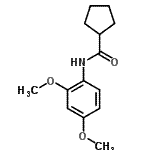 CAS 登录号：353471-34-8， N-(2,4-二甲氧基苯基)环戊烷甲酰胺