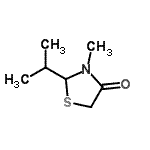 CAS#: 35350-89-1， 2-Isopropyl-3-Methyl-1,3-Thiazolidin-4-One