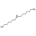 CAS 登录号：35365-53-8， 1,2-二庚基环丙烯