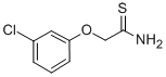 structure of CAS# 35370-95-7, 2-(3-Chlorophenoxy)Ethanethioamide;2-(3-Chlorophenoxy)Ethanethioamide, 95+%;2-(3-CHLOROPHENOXY)THIOACETAMIDE 99%;2-(3-CHLOROPHENOXY)ETHANETHIOAMIDE