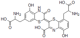 CAS#: 35394-49-1， (2E)-8-(2-Amino-3-Hydroxy-3-Oxopropyl)-2-[7-(2-Amino-3-Hydroxy-3-Oxopropyl)-5-Hydroxy-3-Oxo-4H-1,4-Benzothiazin-2-Ylidene]-5-Hydroxy-1,4-Benzothiazine-3-Carboxylic Acid