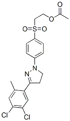 CAS#: 35441-14-6， 2-[4-[3-(4,5-Dichloro-2-Methylphenyl)-4,5-Dihydropyrazol-1-Yl]Phenyl]Sulfonylethyl Acetate
