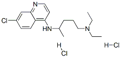 CAS 登录号：3545-67-3， N'-(7-氯喹啉-4-基)-N,N-二乙基戊烷-1,4-二胺二盐酸盐