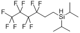 structure of CAS# 356056-13-8, Diisopropyl(1H,1H,2H,2H-Perfluorohexyl)Silane;DIISOPROPYL(3,3,4,4,5,5,6,6,6-NONAFLUOROHEXYL)SILANE;DIISOPROPYL(1H,1H,2H,2H-PERFLUOROHEXYL)SILANE