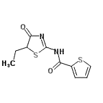 CAS#: 356081-78-2， N-(5-Ethyl-4-Oxo-4,5-Dihydro-1,3-Thiazol-2-Yl)-2-Thiophenecarboxamide