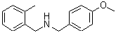 structure of CAS# 356093-22-6, 1-(4-Methoxyphenyl)-N-(2-Methylbenzyl)Methanamine;(4-methoxybenzyl)(2-methylbenzyl)amine;(4-Methoxy-benzyl)-(2-methyl-benzyl)-amine;[(4-methoxyphenyl)methyl][(2-methylphenyl)methyl]amine